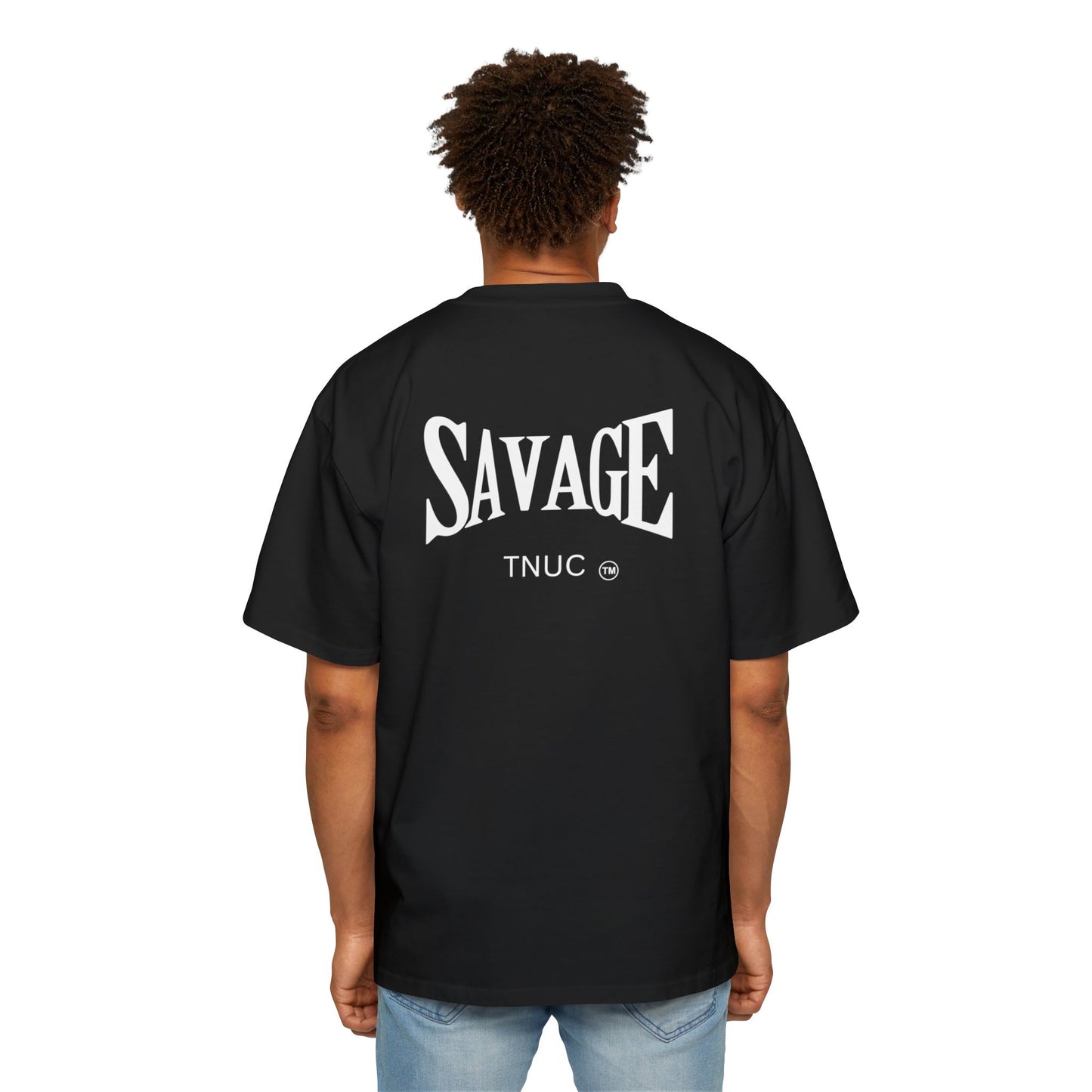 Men's Oversized Savage Tee - TNUC™ Urban Streetwear T-Shirt