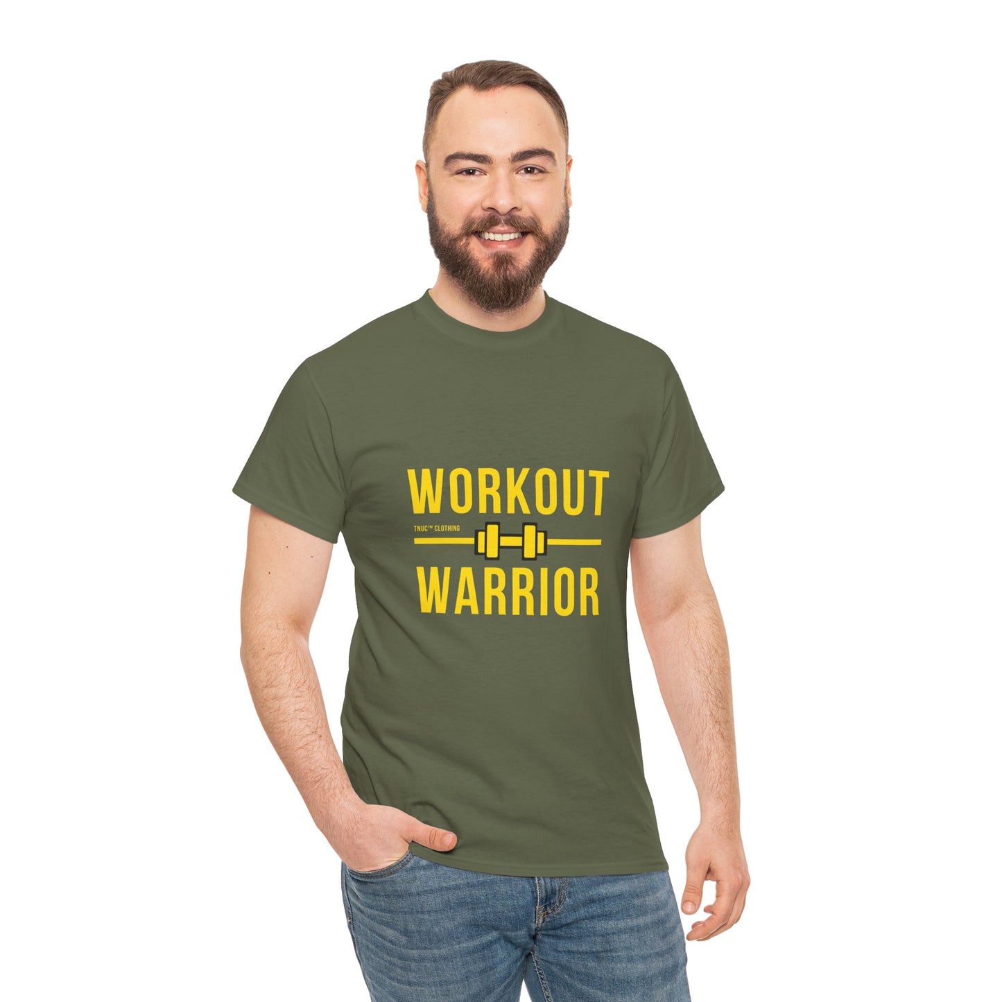 Workout Warrior Unisex Heavy Cotton Tee - Perfect for Fitness Enthusiasts