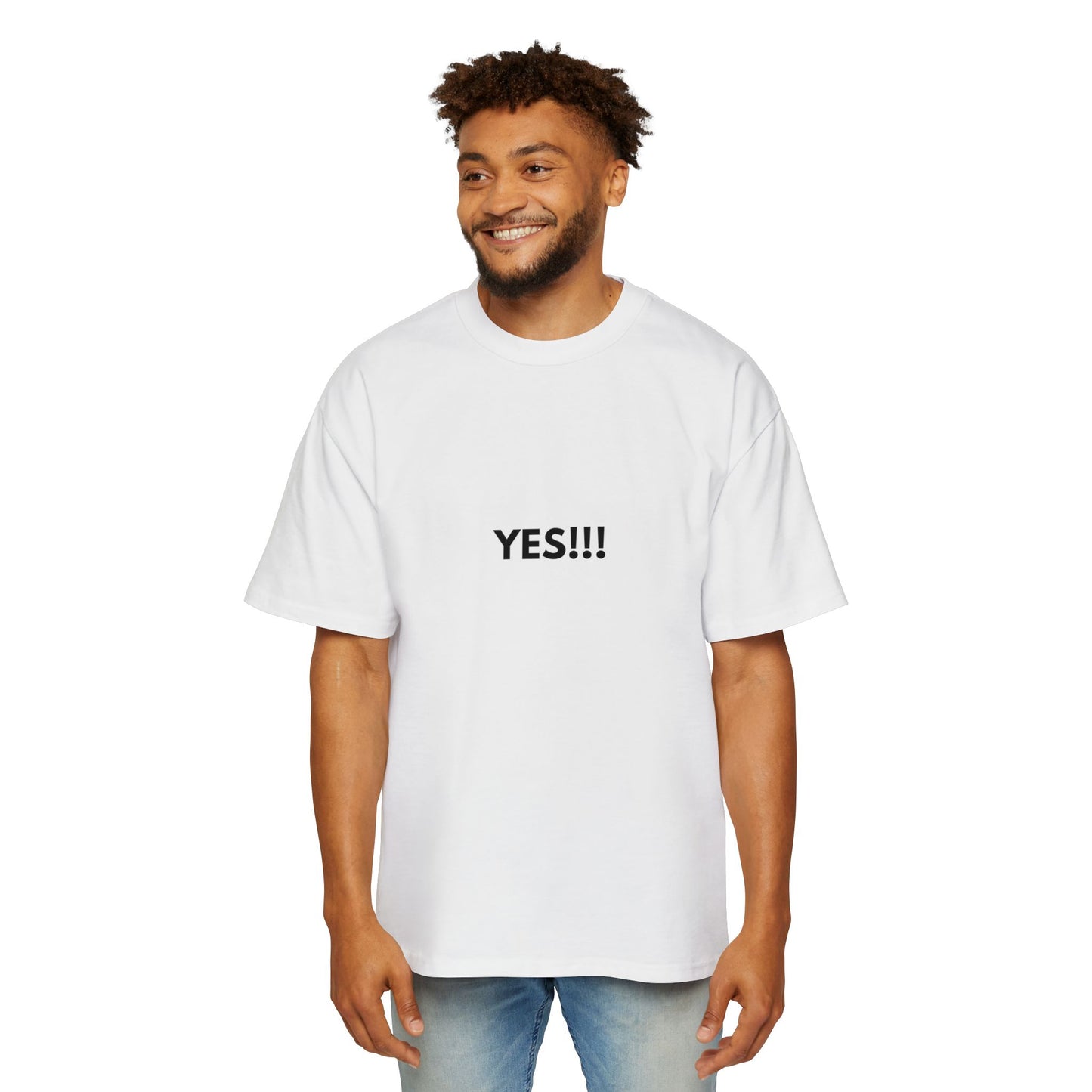 I love dogs! Men's Heavy Oversized Tee.