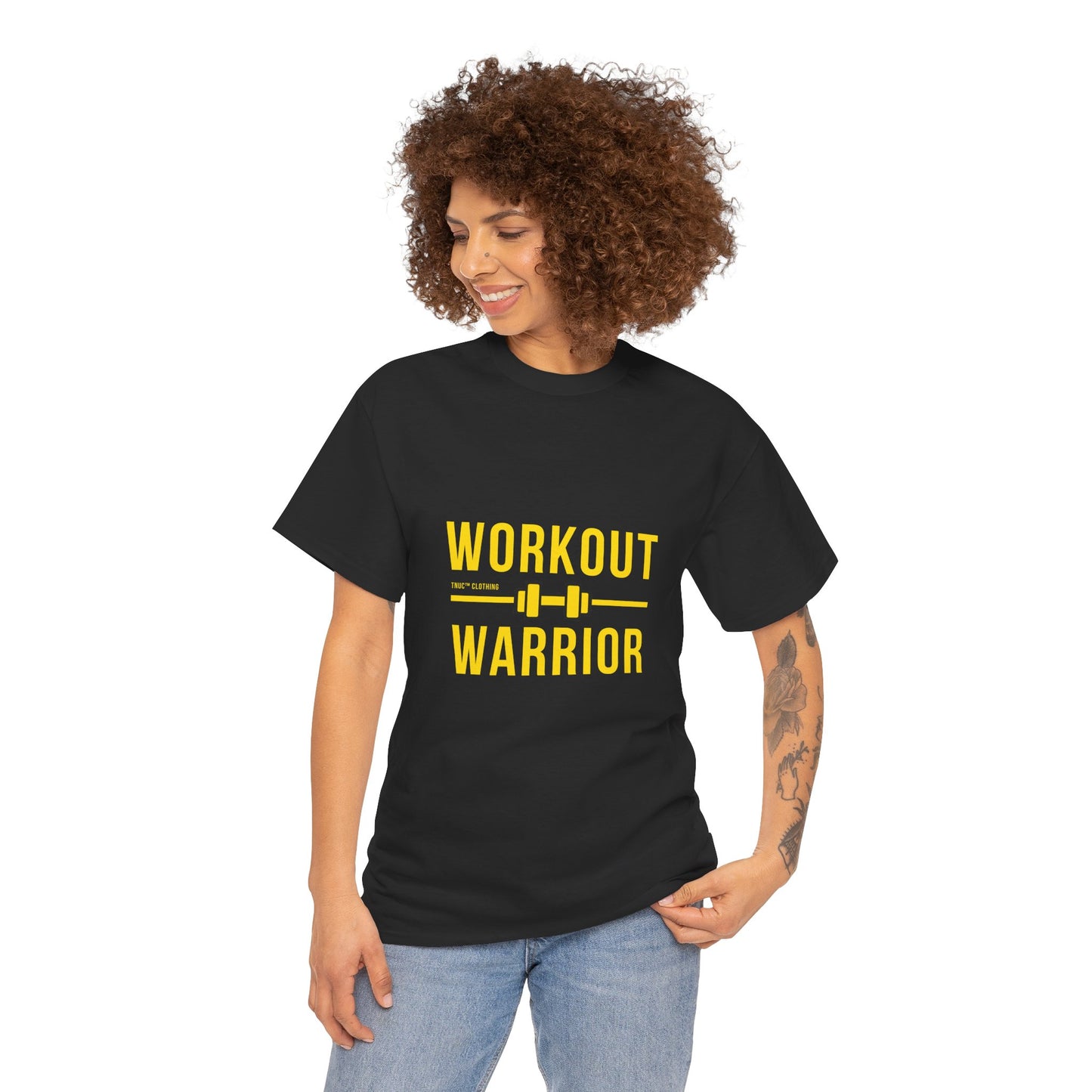 Workout Warrior Unisex Heavy Cotton Tee - Perfect for Fitness Enthusiasts