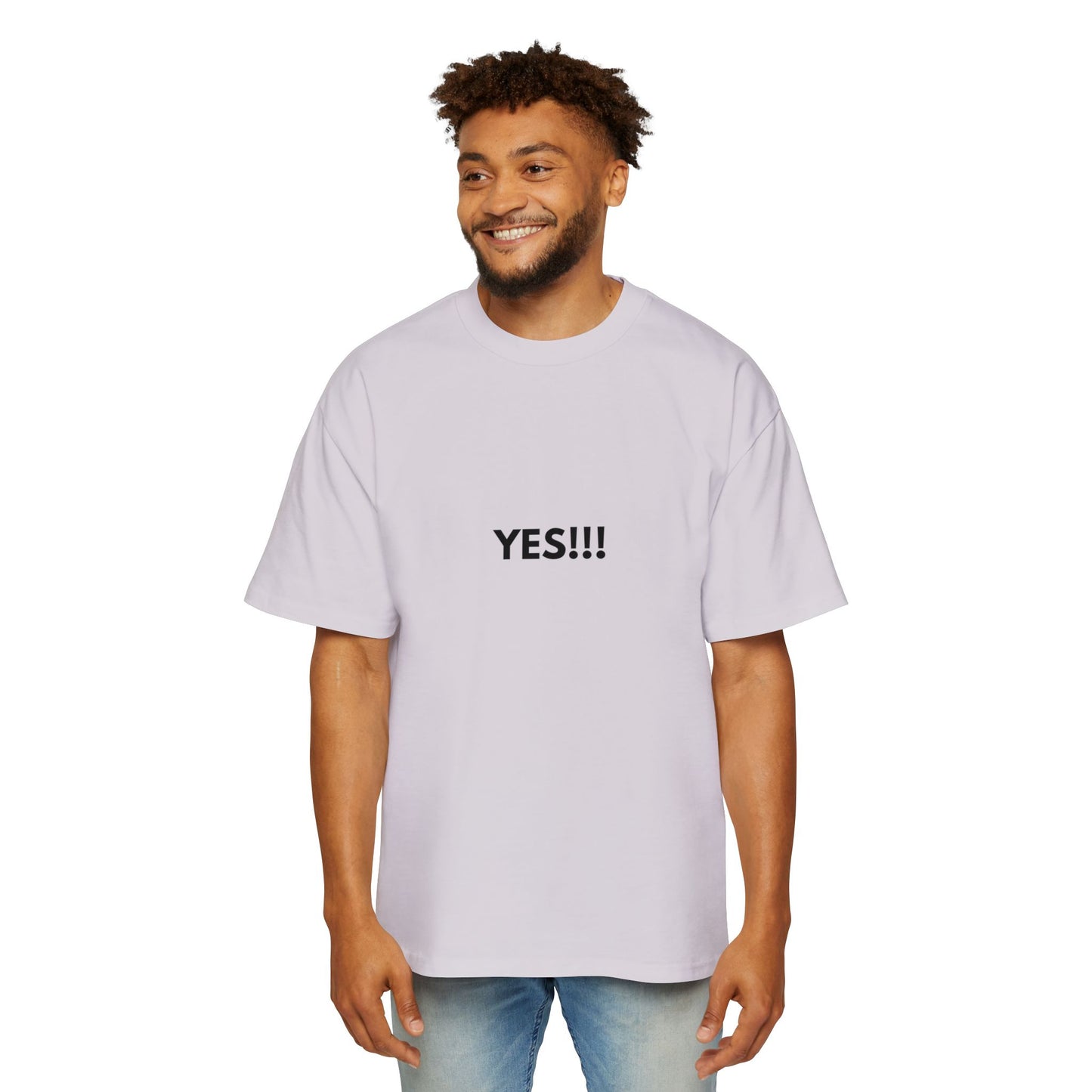 I love dogs! Men's Heavy Oversized Tee.