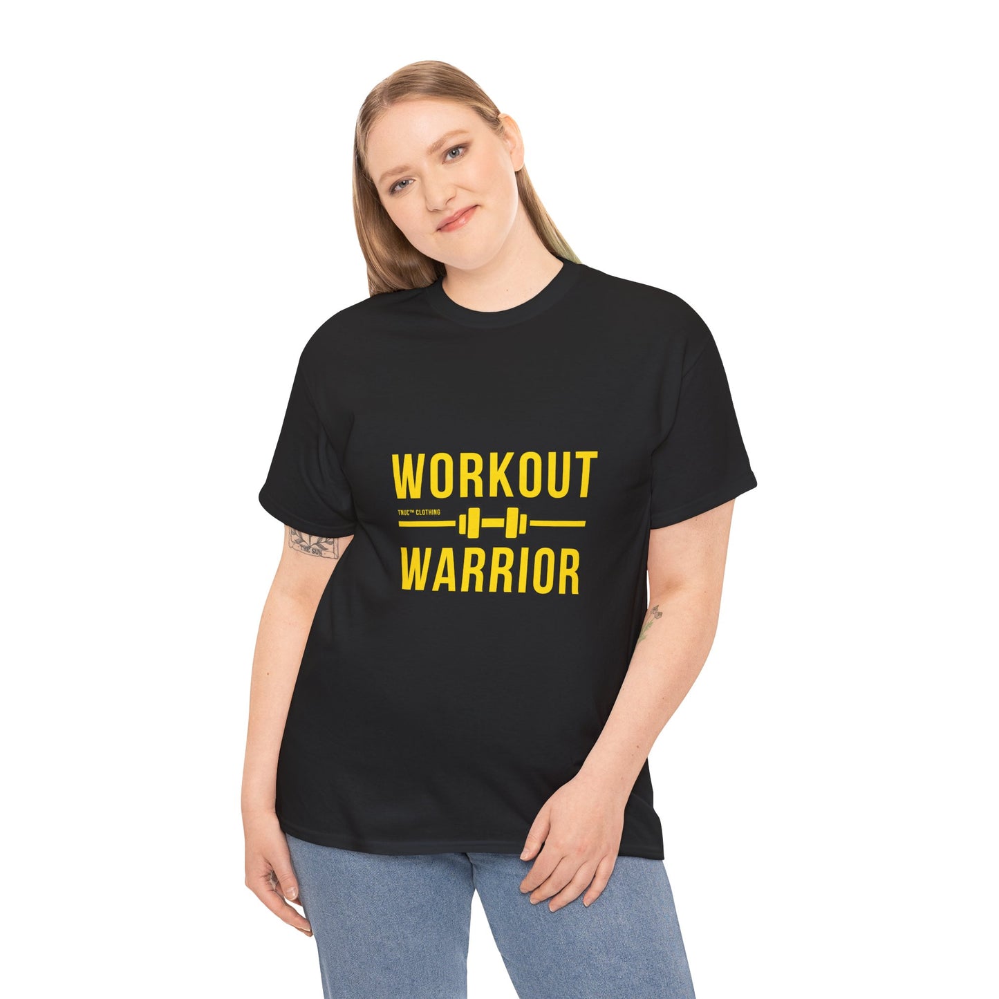 Workout Warrior Unisex Heavy Cotton Tee - Perfect for Fitness Enthusiasts