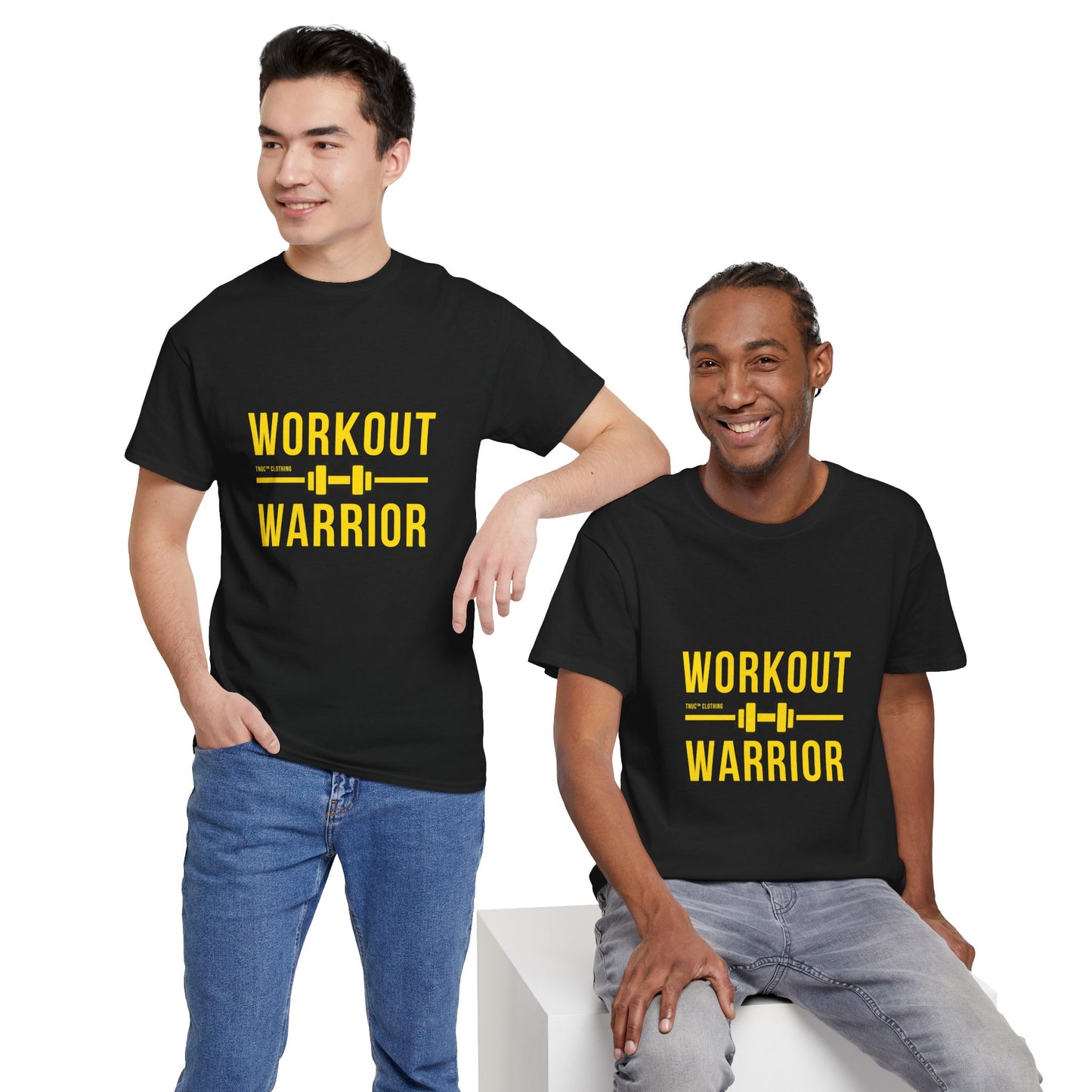 Workout Warrior Unisex Heavy Cotton Tee - Perfect for Fitness Enthusiasts