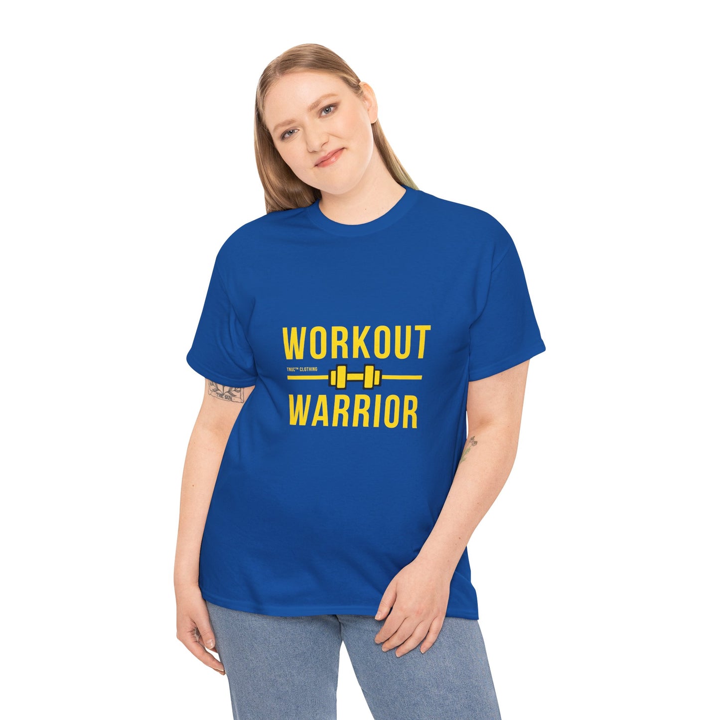 Workout Warrior Unisex Heavy Cotton Tee - Perfect for Fitness Enthusiasts