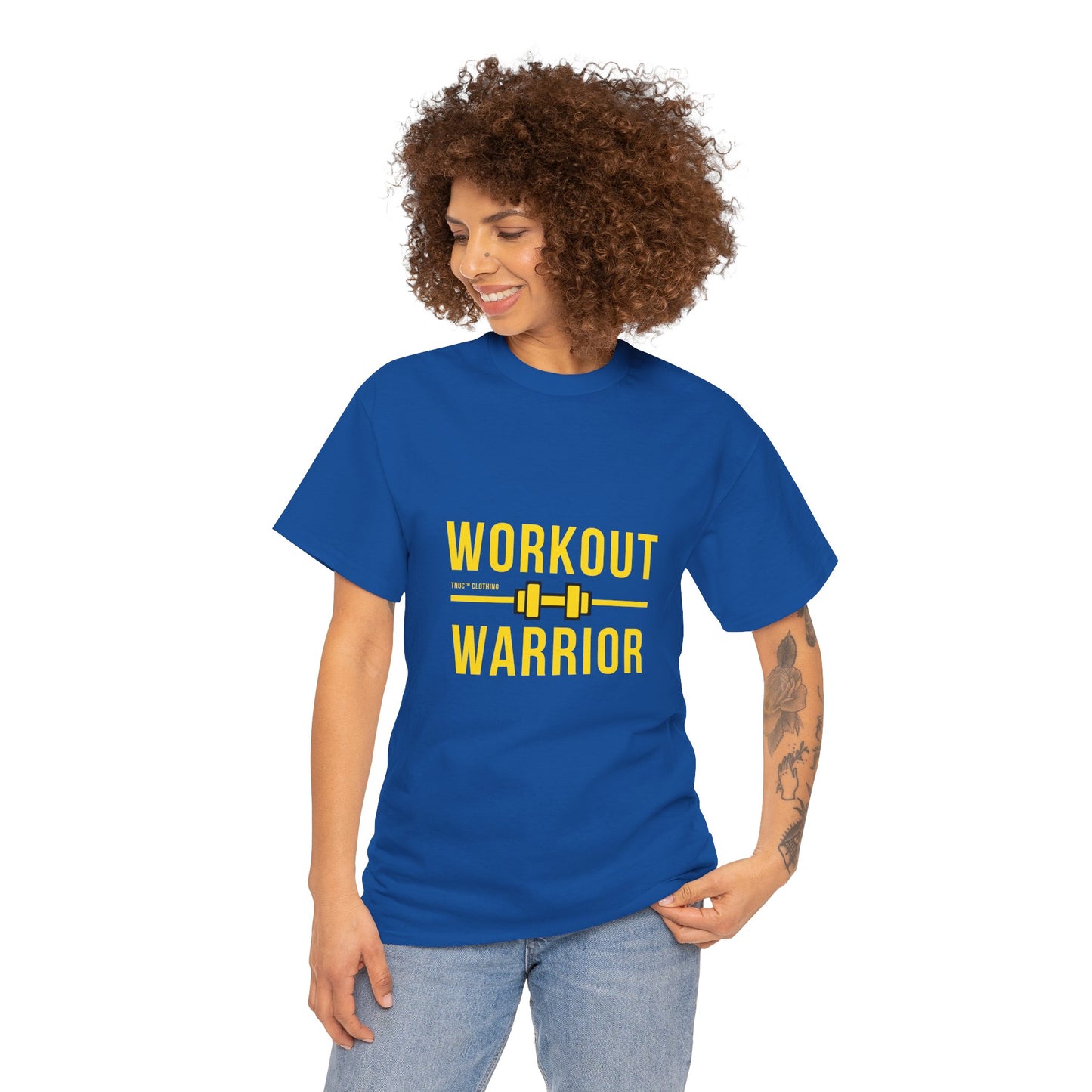 Workout Warrior Unisex Heavy Cotton Tee - Perfect for Fitness Enthusiasts