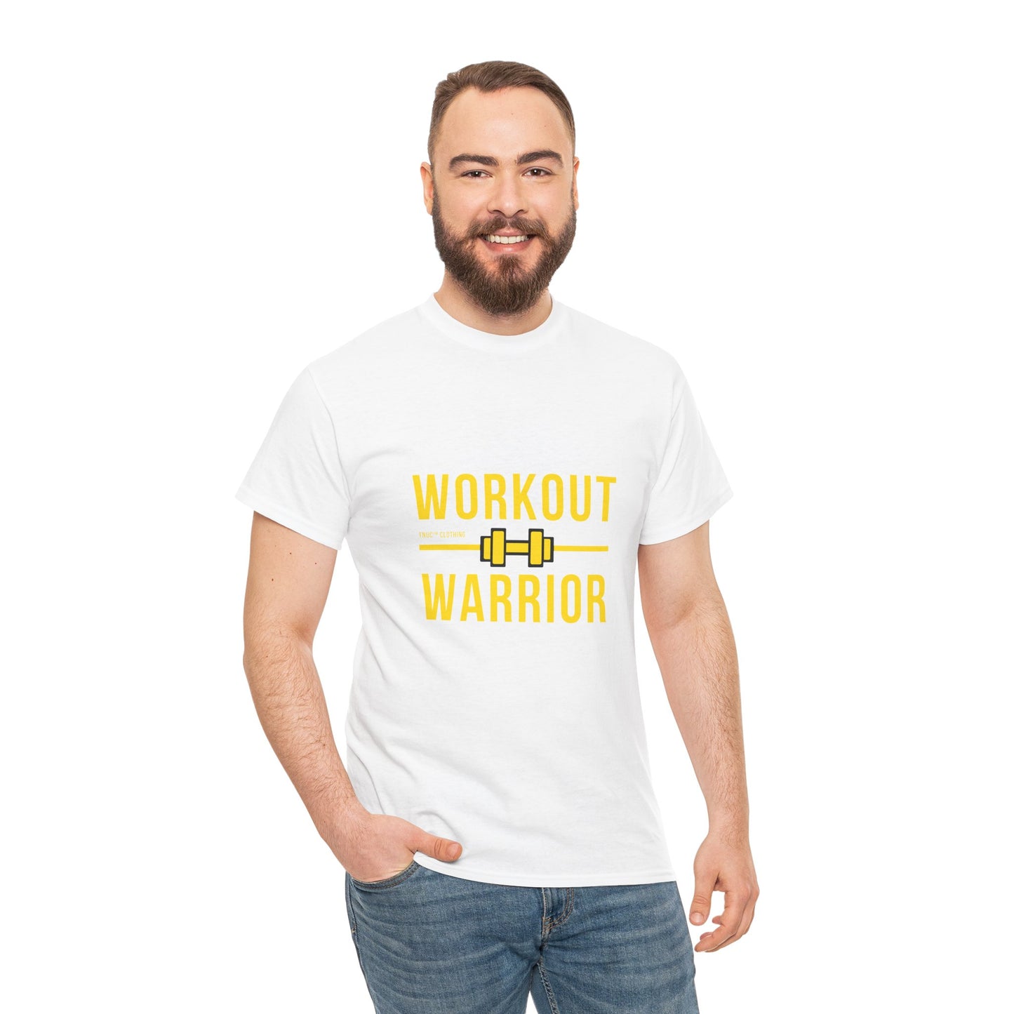 Workout Warrior Unisex Heavy Cotton Tee - Perfect for Fitness Enthusiasts