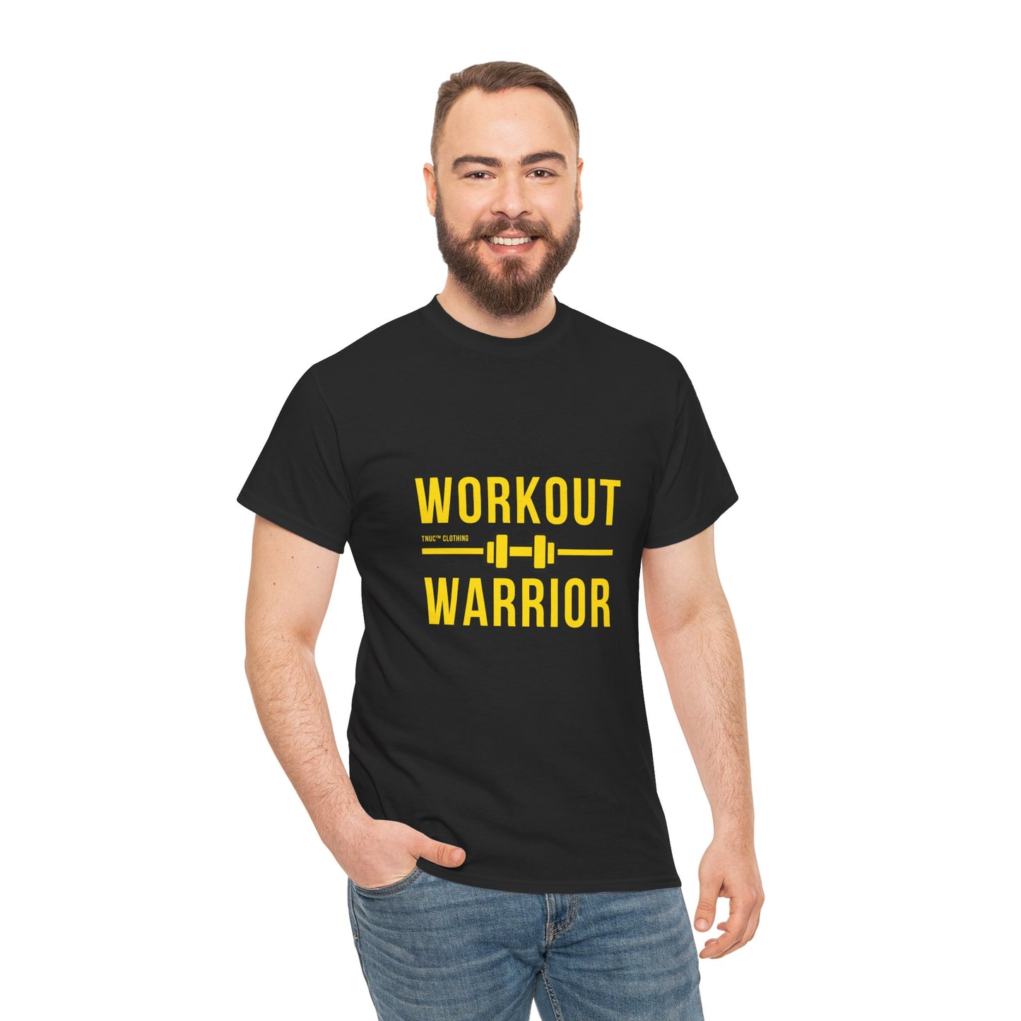 Workout Warrior Unisex Heavy Cotton Tee - Perfect for Fitness Enthusiasts