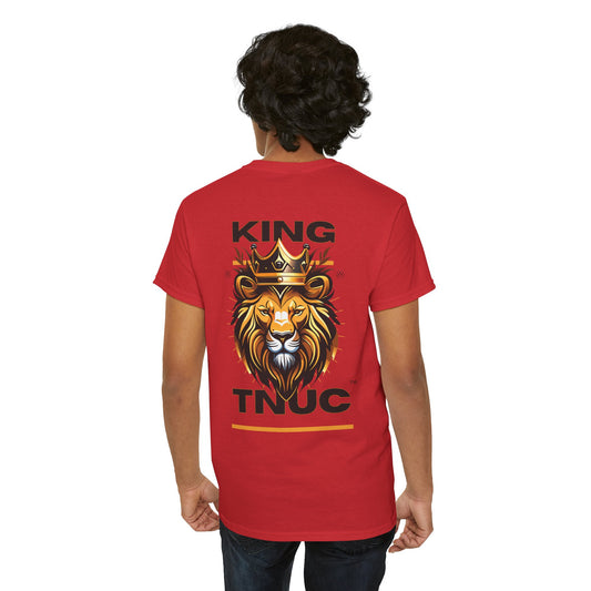 Unisex Heavy Cotton Tee - King TNUC™ Lion Graphic Tee