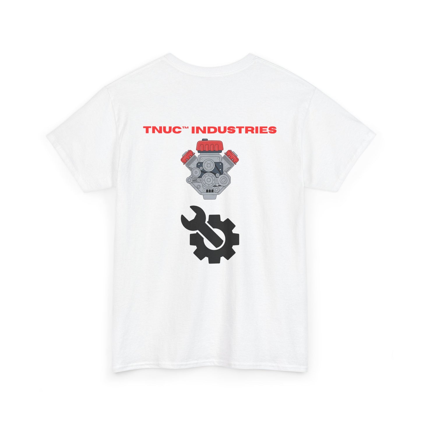 Unisex Heavy Cotton Tee - TNUC™ Industries Engine Mechanic Shirt