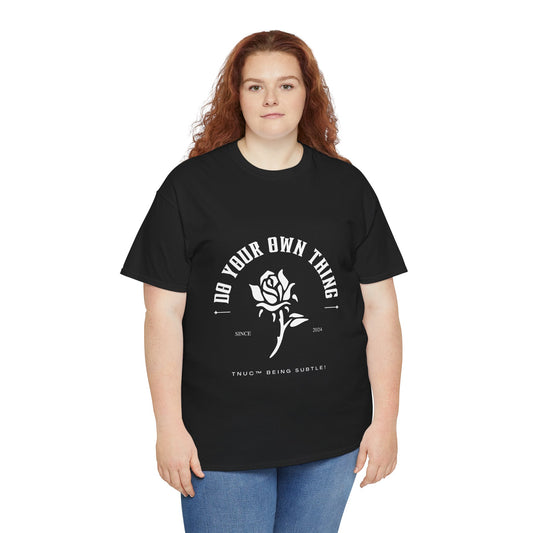 Do Your Own Thing Unisex Heavy Cotton Tee - Motivational Graphic Tee