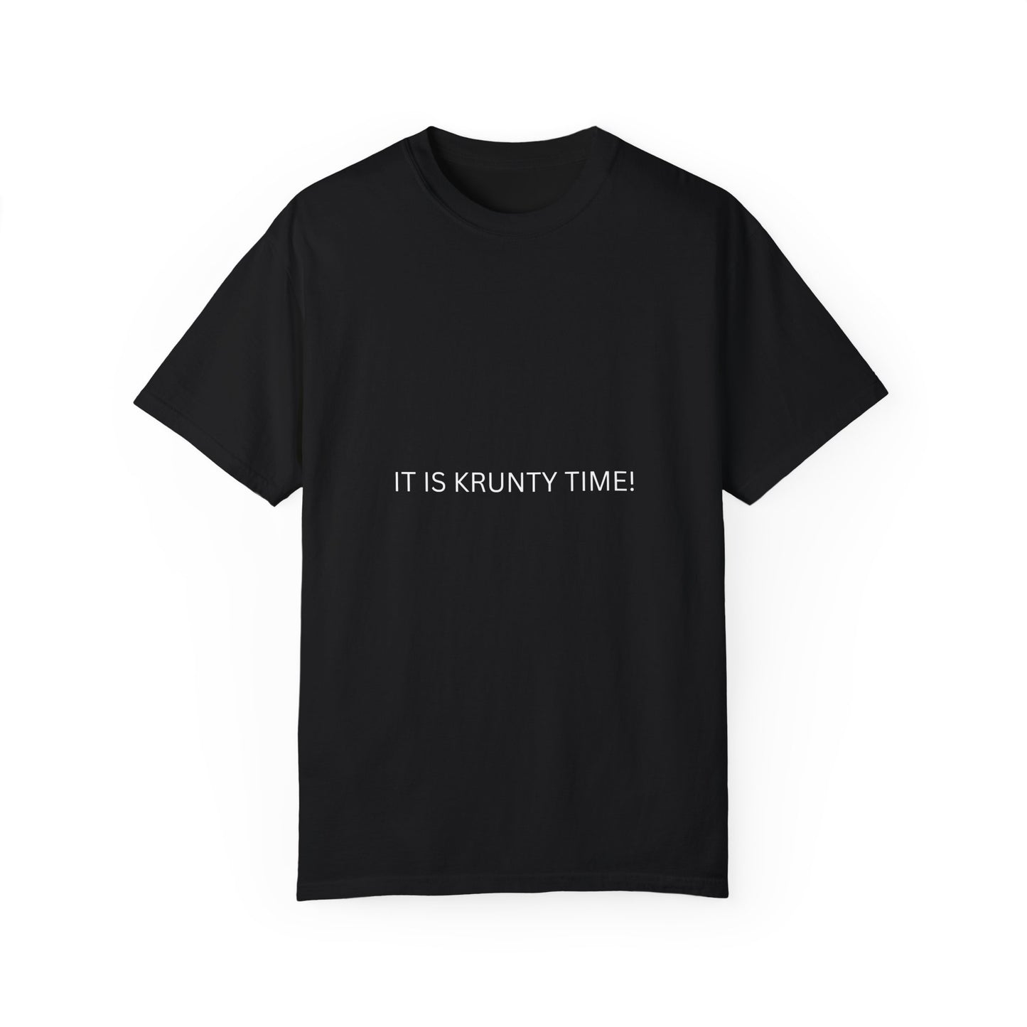 KRUNTY Time T-Shirt - TNUC™ Clothing - Black and White Design