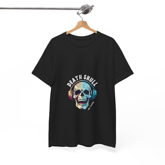 Edgy Death Skull Graphic Tee for Music Lovers Tnuc™ Clothing Brand