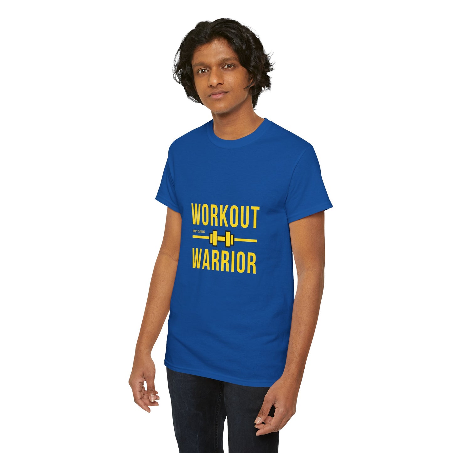 Workout Warrior Unisex Heavy Cotton Tee - Perfect for Fitness Enthusiasts