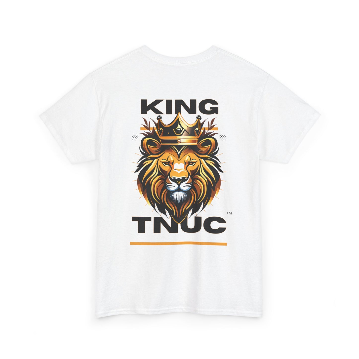 Unisex Heavy Cotton Tee - King TNUC™ Lion Graphic Tee