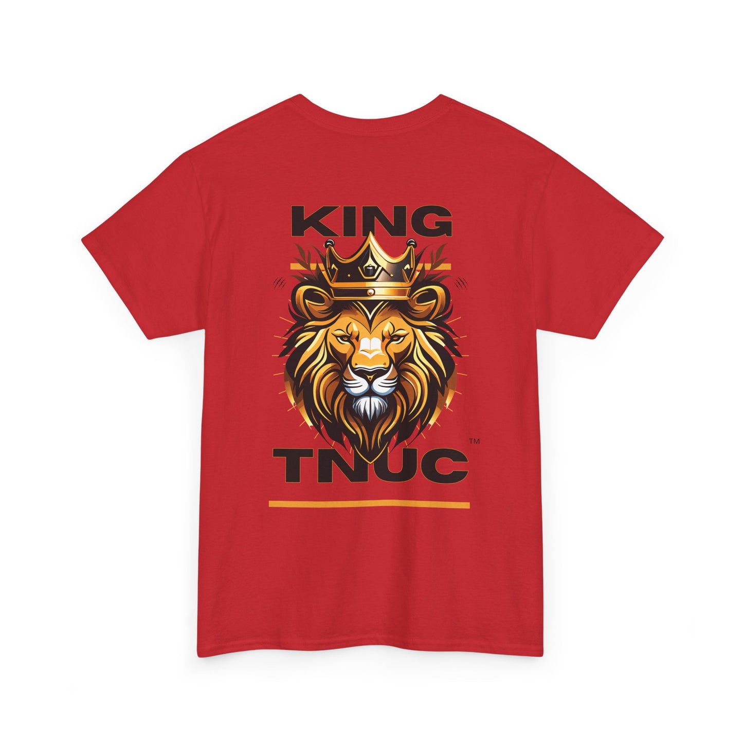 Unisex Heavy Cotton Tee - King TNUC™ Lion Graphic Tee