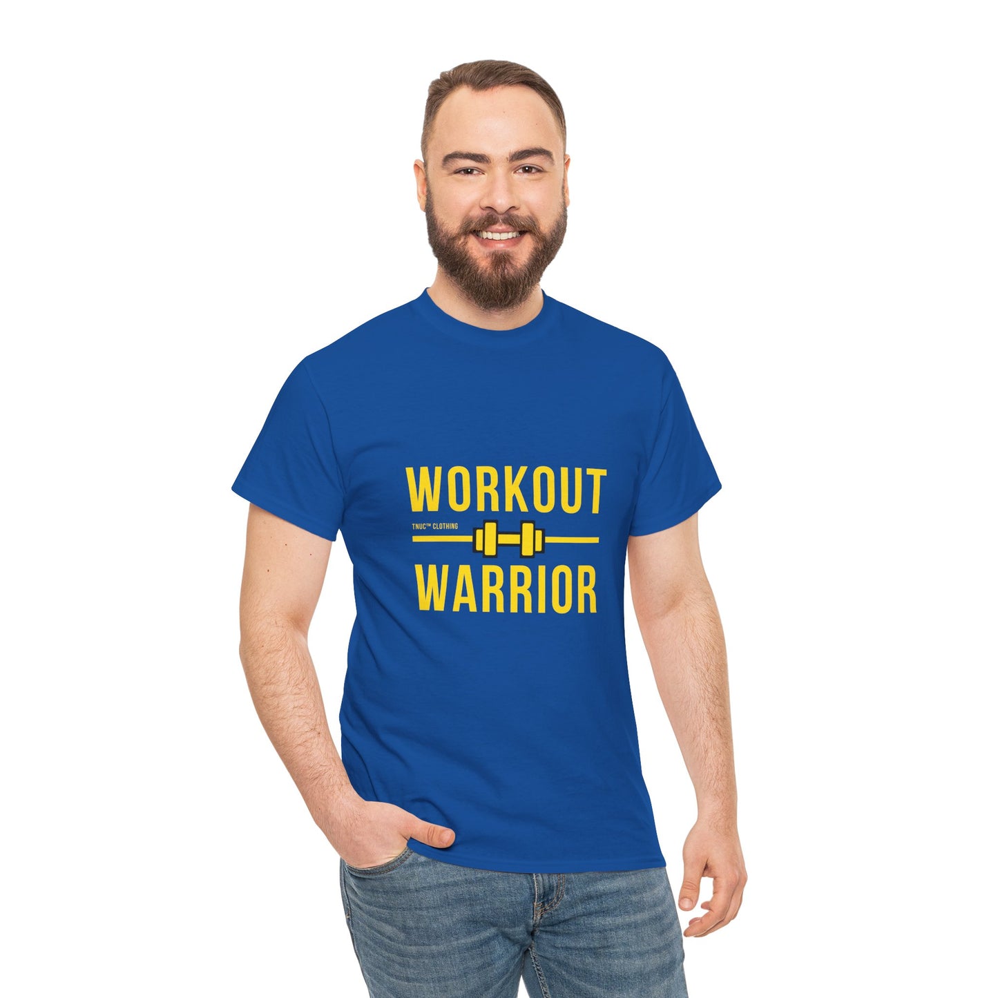 Workout Warrior Unisex Heavy Cotton Tee - Perfect for Fitness Enthusiasts