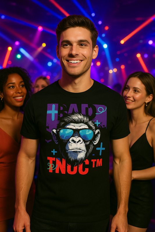 TNUC ™ Cool Monkey Graphic T-Shirt for Fun Vibes
