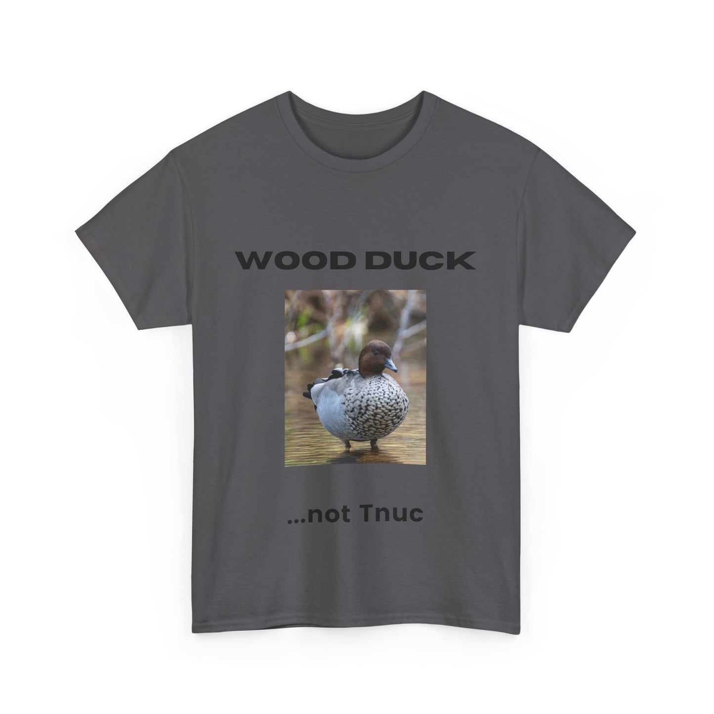 Funny Wood Duck Tee | Unisex Heavy Cotton Shirt | Perfect for Nature Lovers
