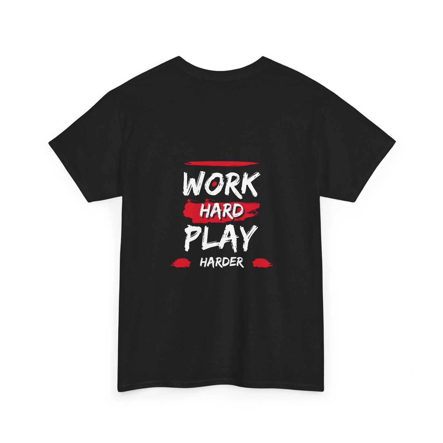 Motivational Unisex Tee - Work Hard and Play Harder