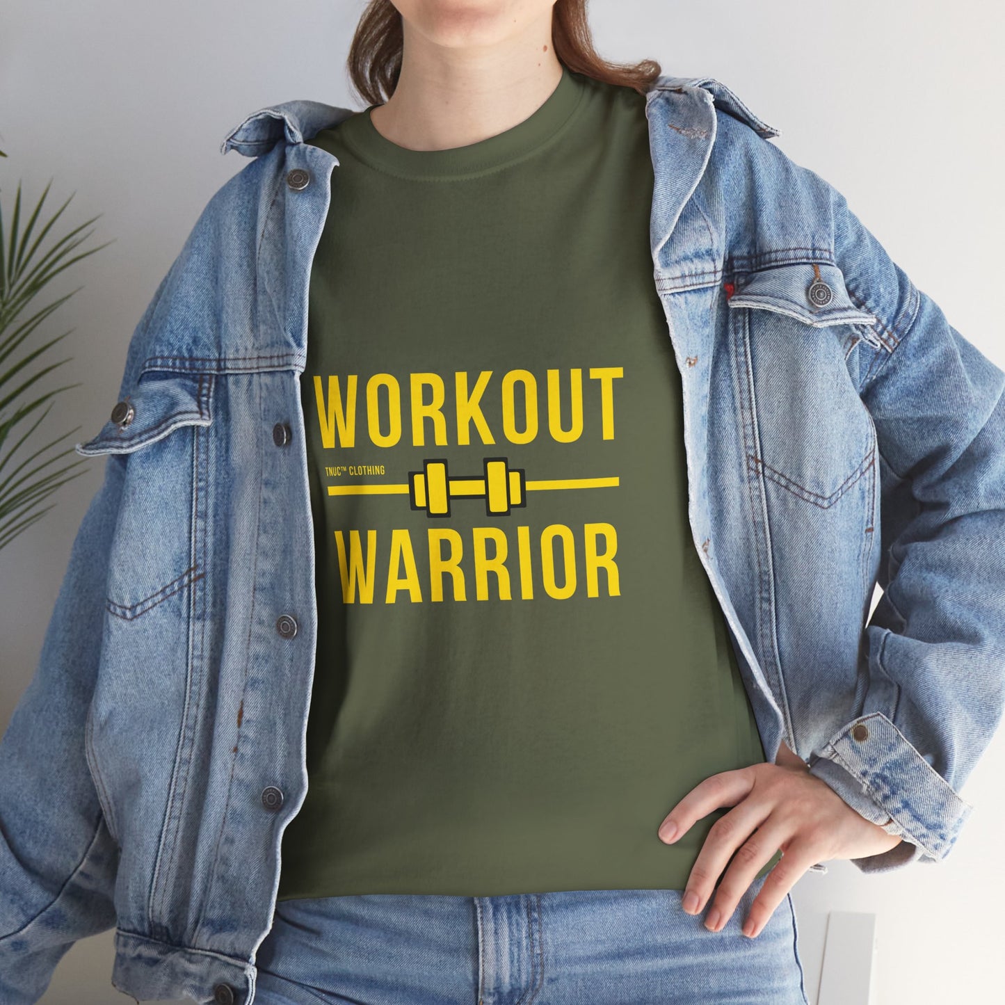 Workout Warrior Unisex Heavy Cotton Tee - Perfect for Fitness Enthusiasts