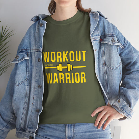 Workout Warrior Unisex Heavy Cotton Tee - Perfect for Fitness Enthusiasts