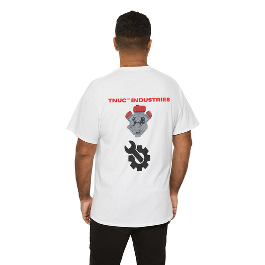 Unisex Heavy Cotton Tee - TNUC™ Industries Engine Mechanic Shirt