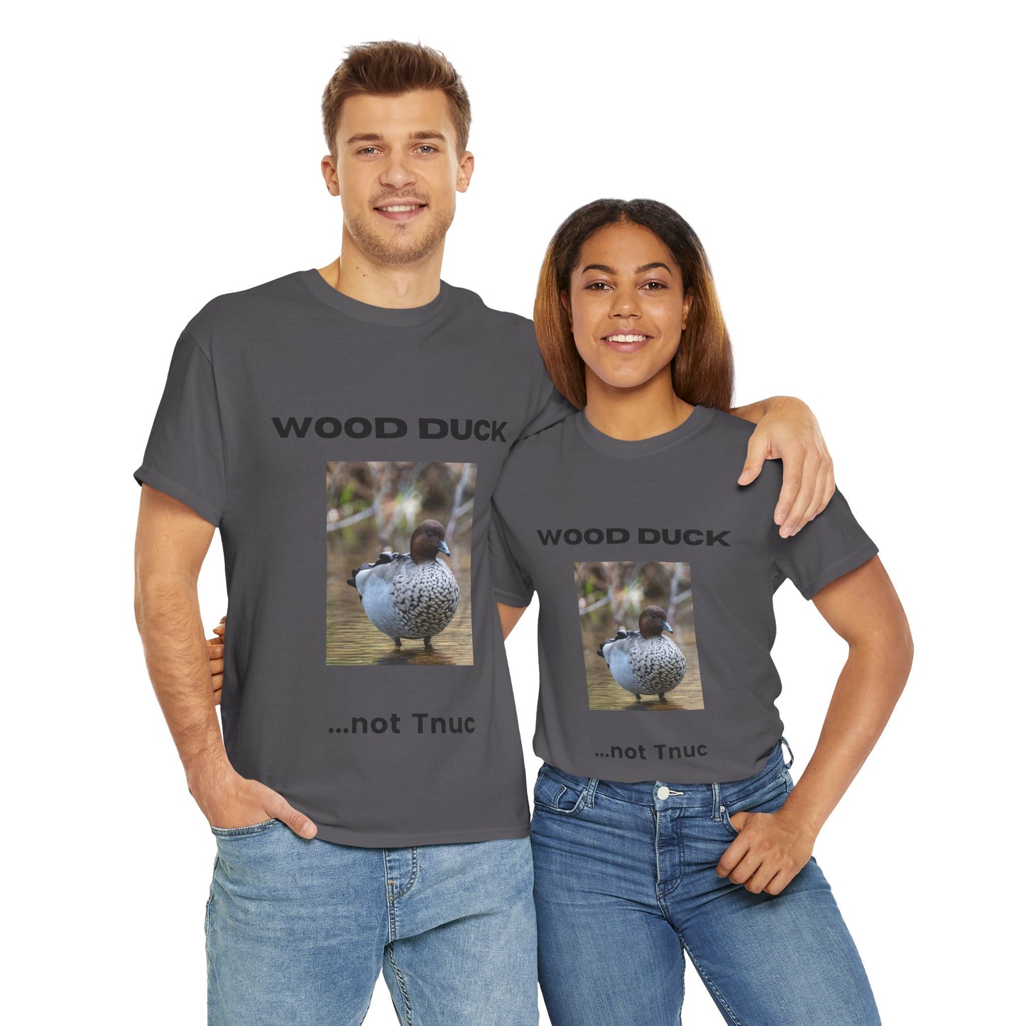Funny Wood Duck Tee | Unisex Heavy Cotton Shirt | Perfect for Nature Lovers