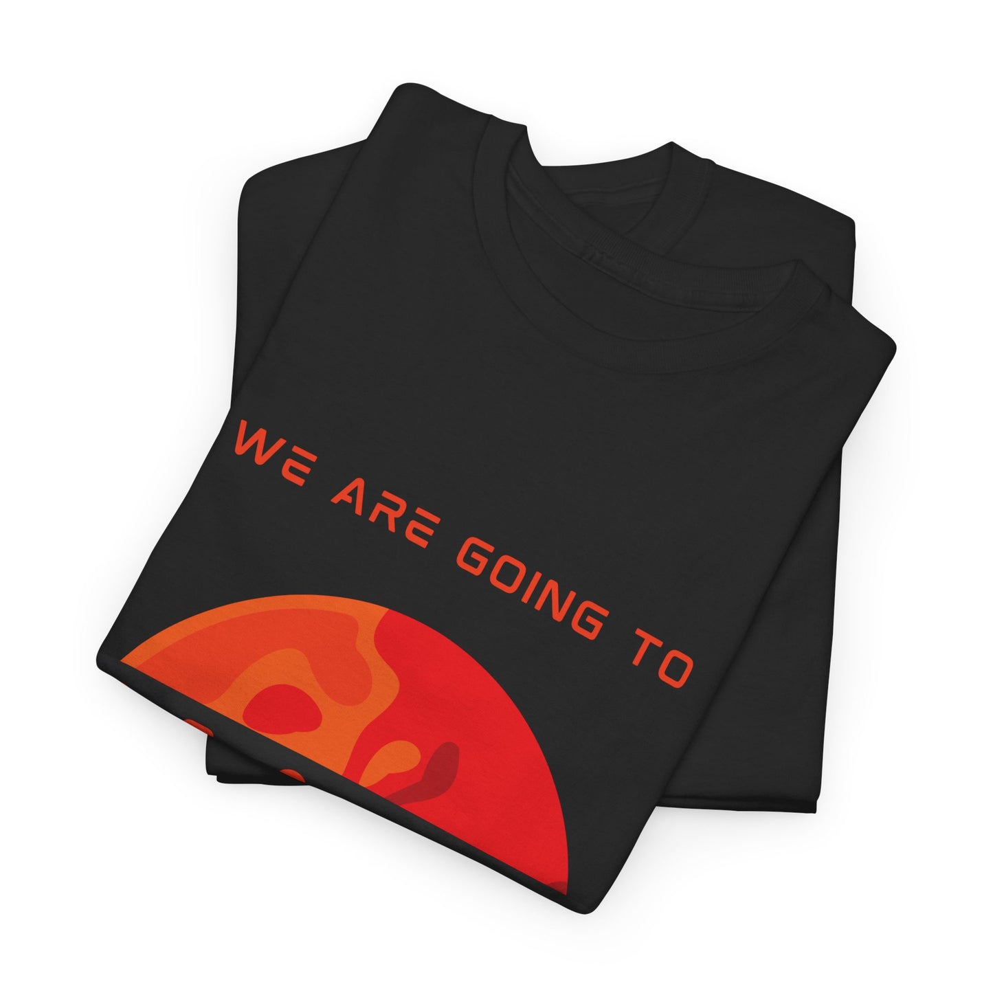 Giddy Up Mars Unisex Heavy Cotton Tee - Space Adventure T-Shirt