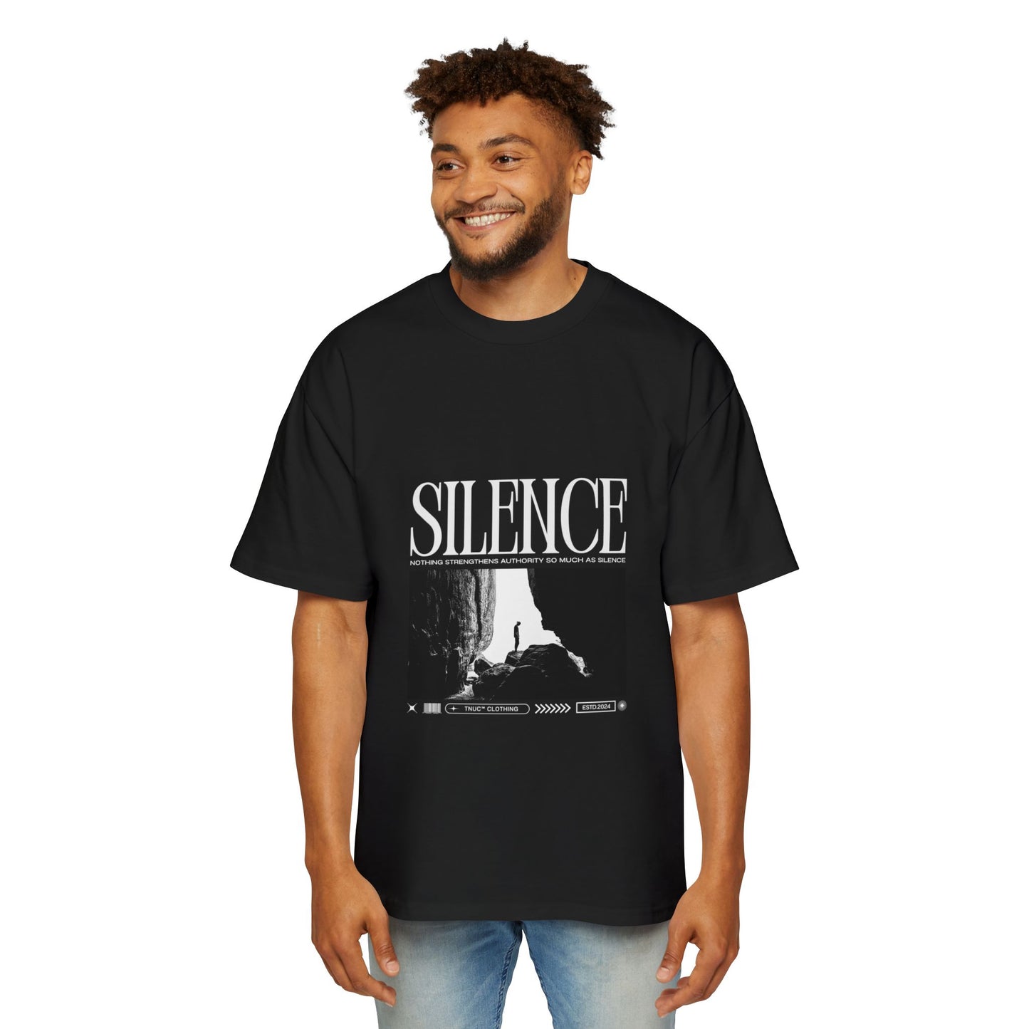 Oversized Tee Sounds of Silence T-Shirt - Men's