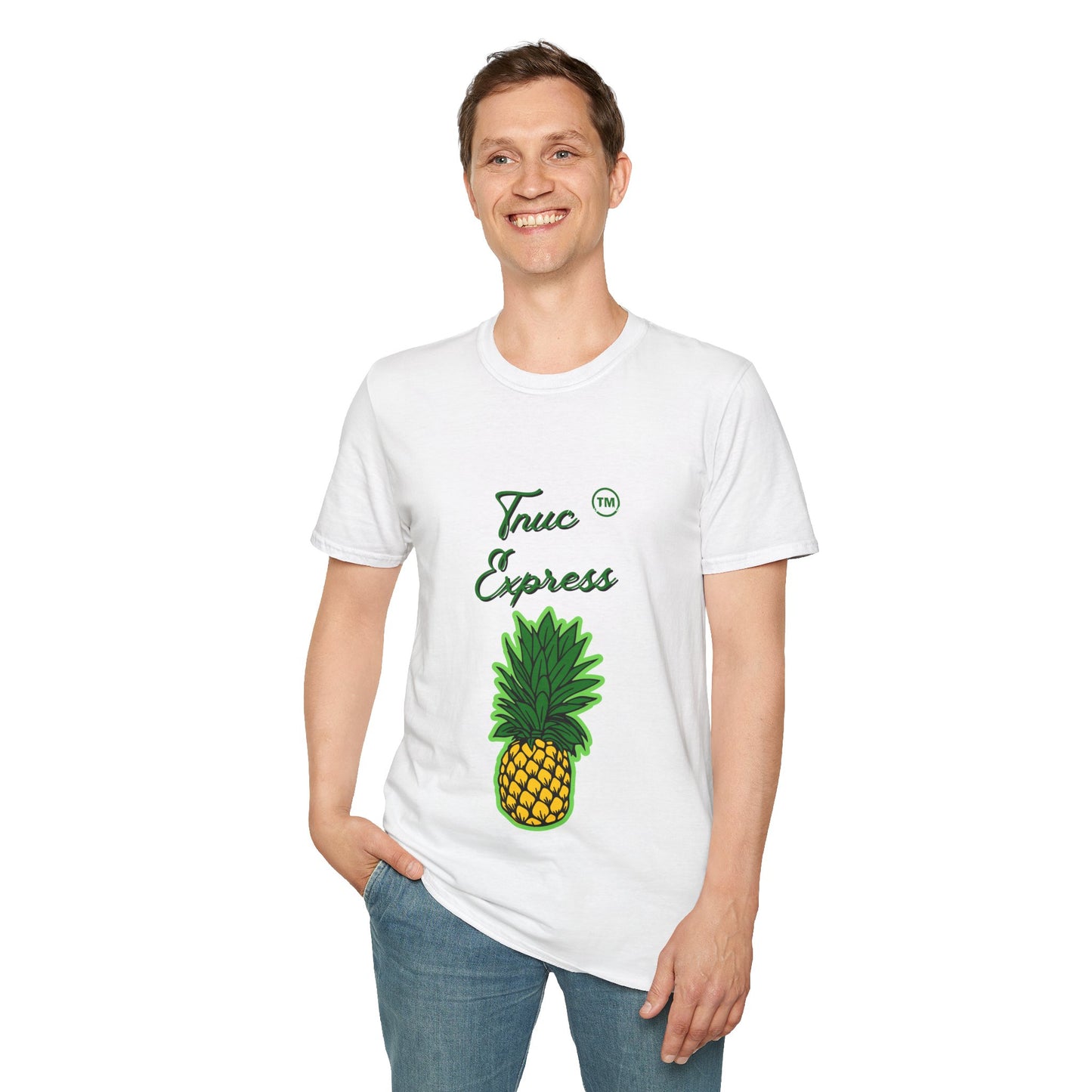 Pineapple Express TNUC™ T-Shirt, Summer Vibes Tee, Beachwear, Fun Gift, Casual Wear, Vacation Outfit
