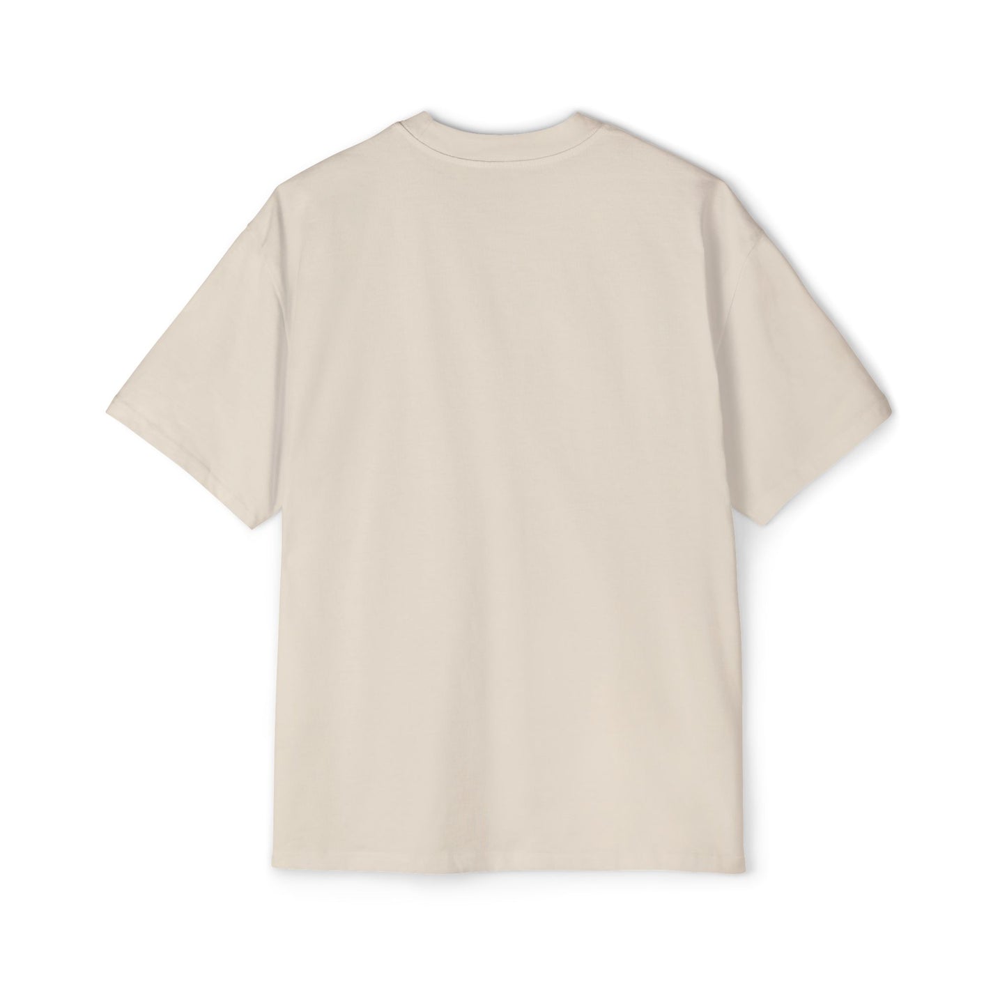 Motivational Men's Heavy Oversized Tee - CrossFit Fitter, Stronger, Faster