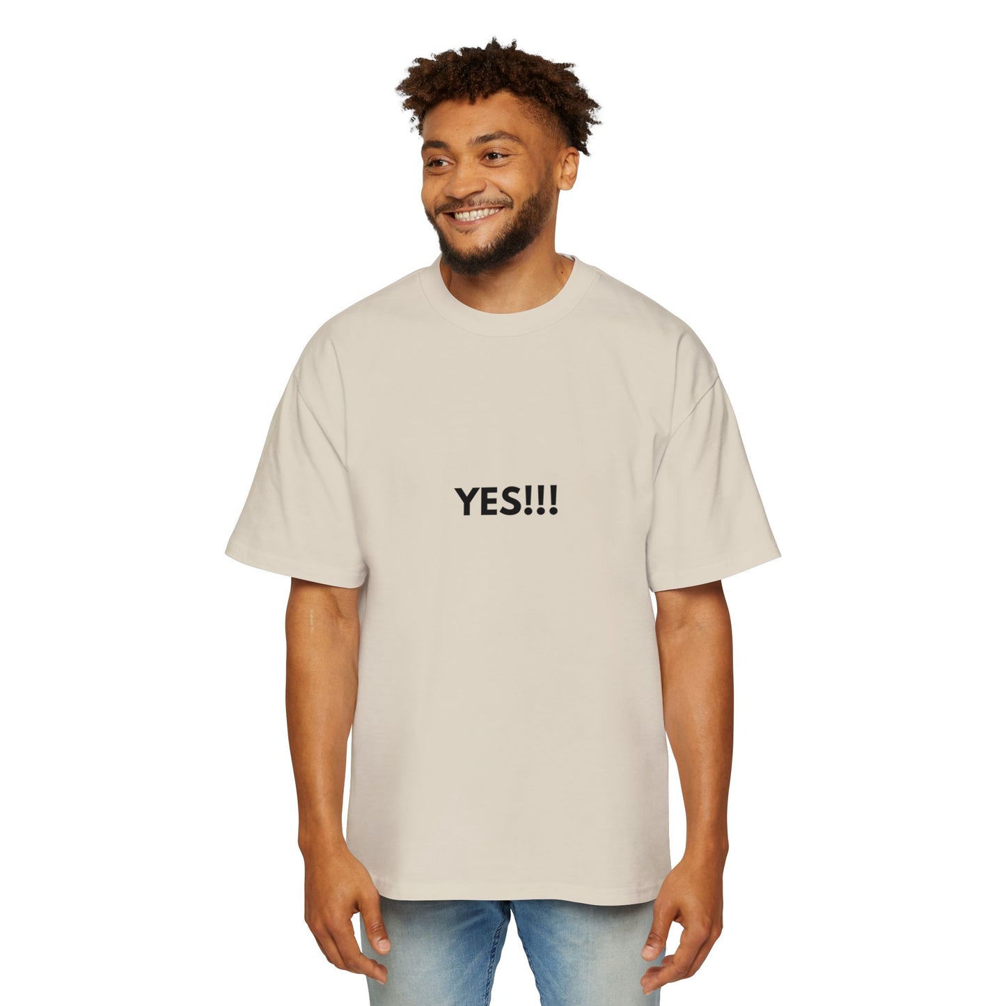 I love dogs! Men's Heavy Oversized Tee.