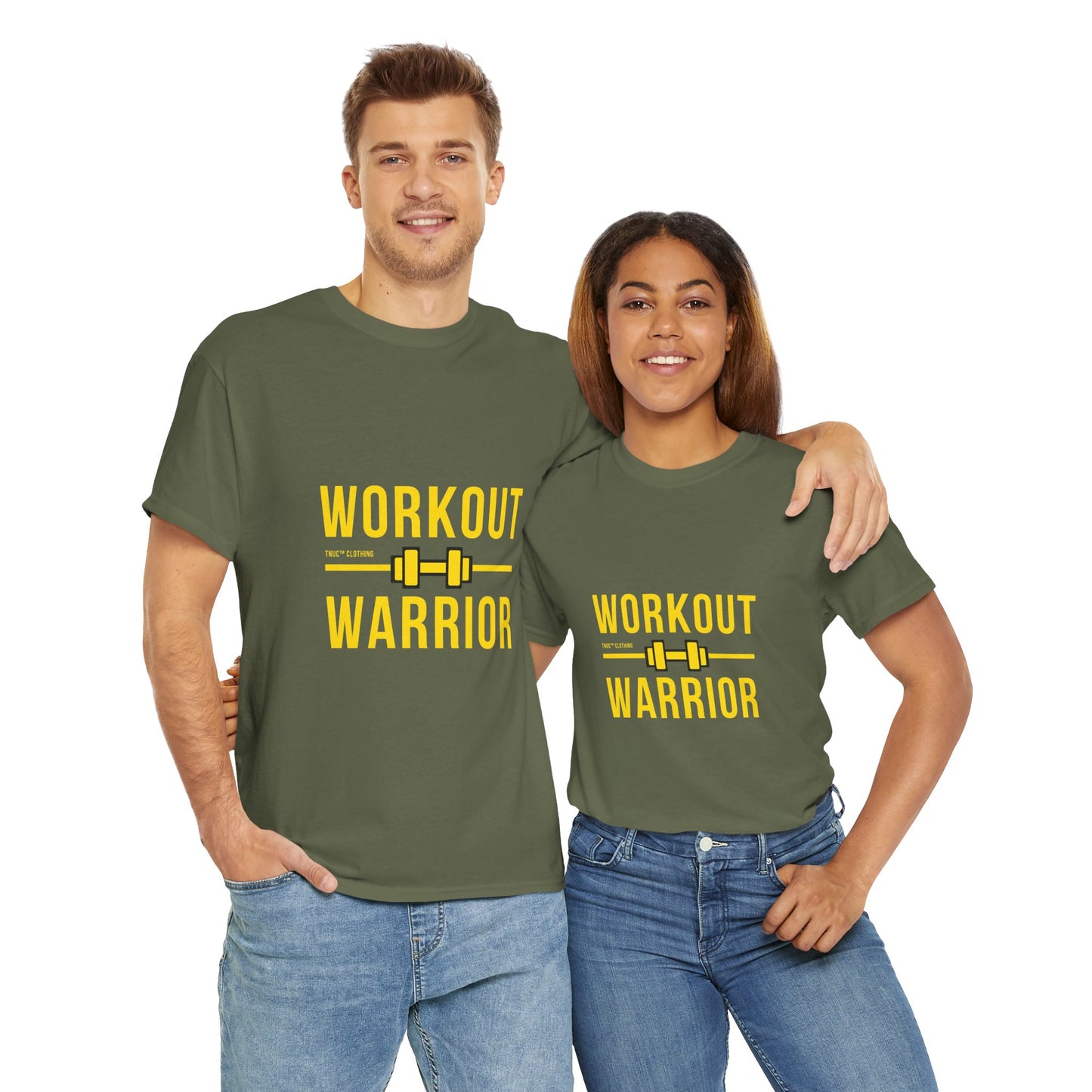 Workout Warrior Unisex Heavy Cotton Tee - Perfect for Fitness Enthusiasts