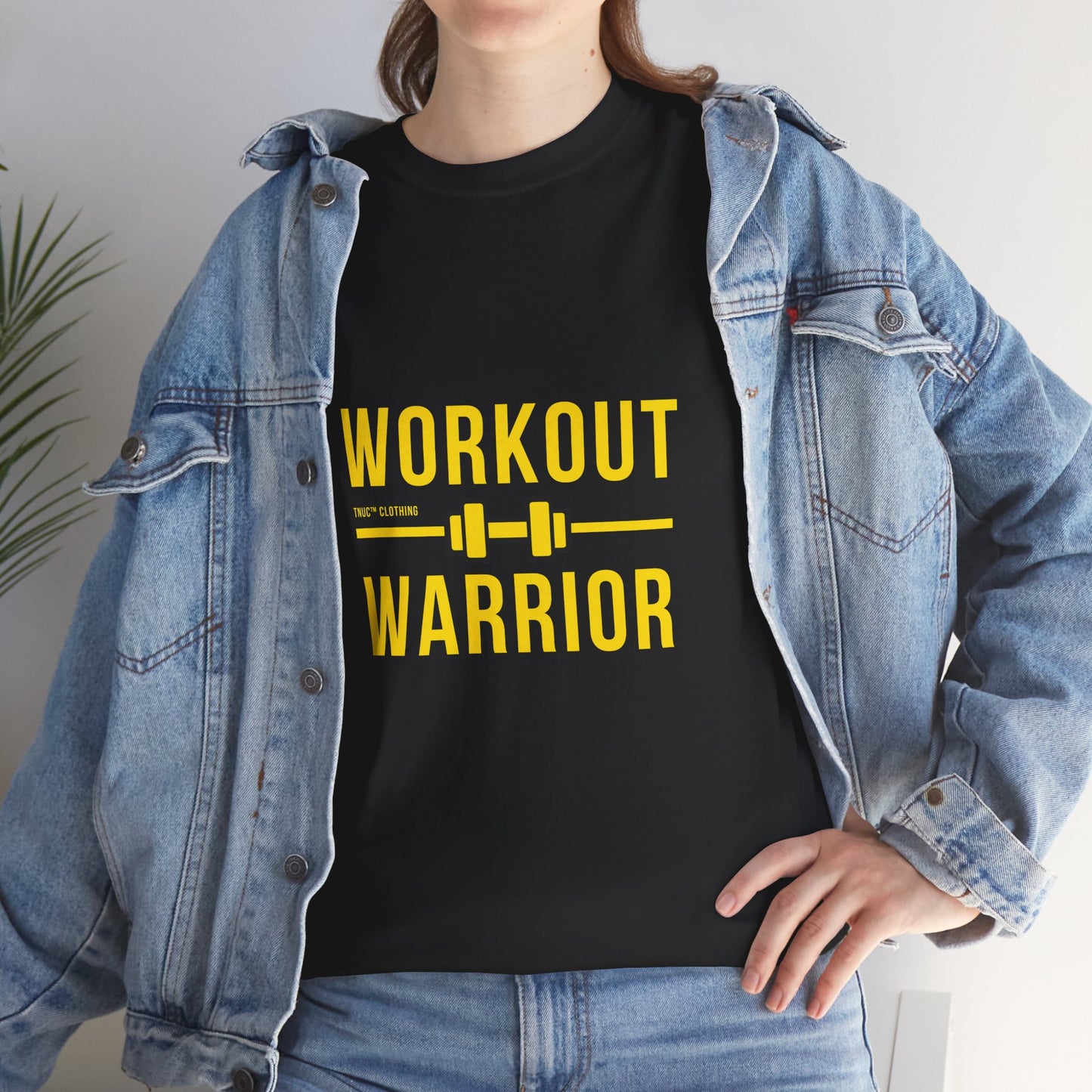 Workout Warrior Unisex Heavy Cotton Tee - Perfect for Fitness Enthusiasts