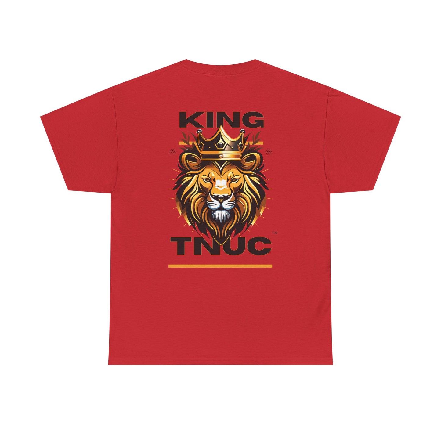 Unisex Heavy Cotton Tee - King TNUC™ Lion Graphic Tee