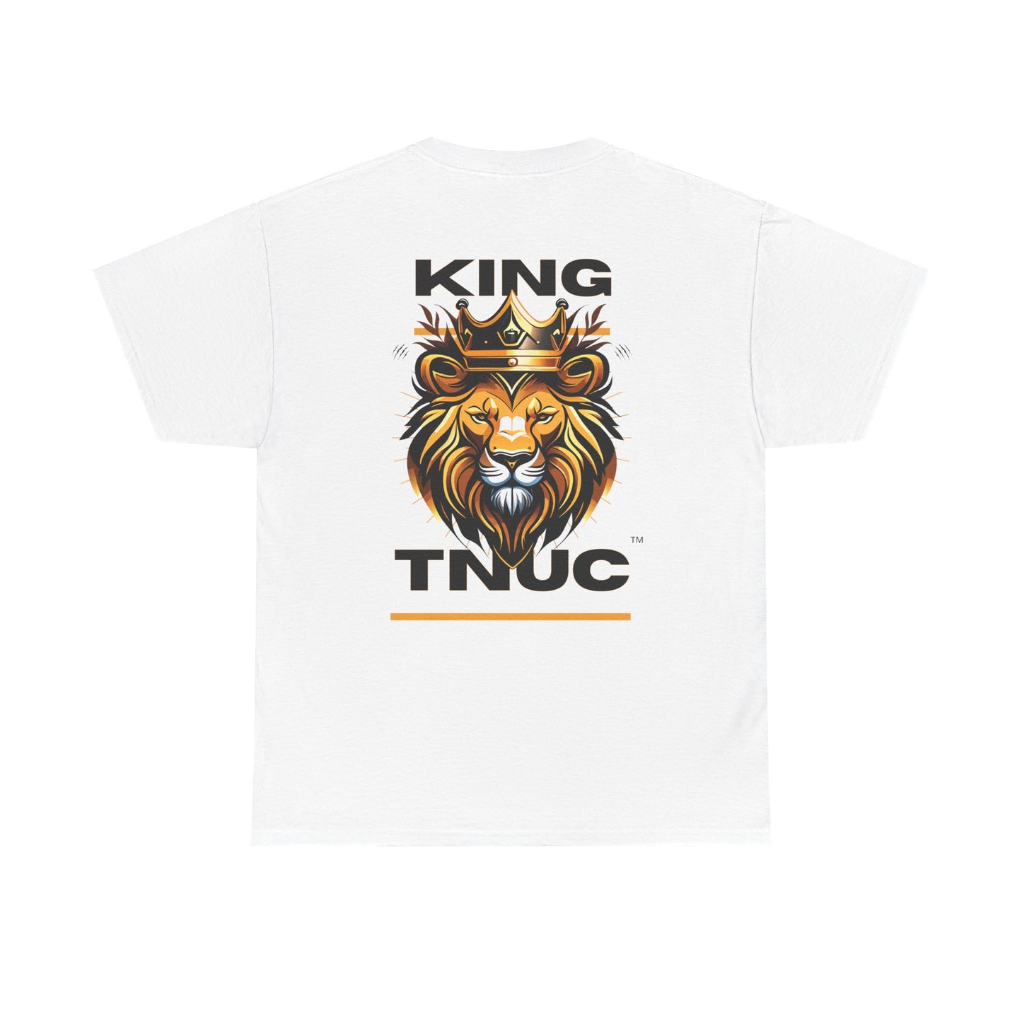 Unisex Heavy Cotton Tee - King TNUC™ Lion Graphic Tee