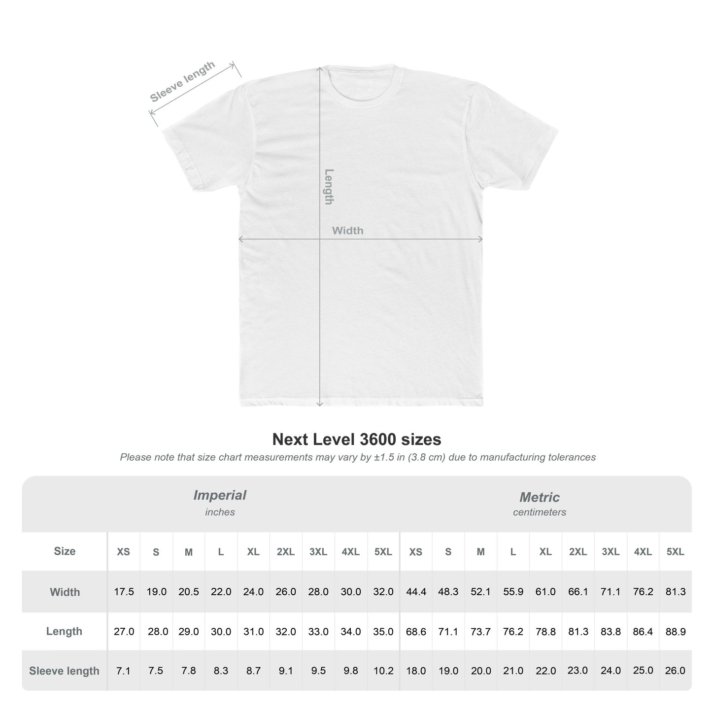 Unisex Cotton Crew Tee - Subtle TNUC™ Crown Design